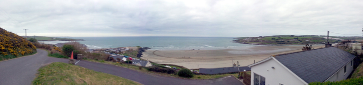 Blick auf den Inchydoney Beach
